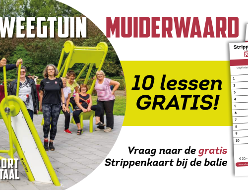 Kom gratis sporten in de Beweegtuin – Muiderwaard