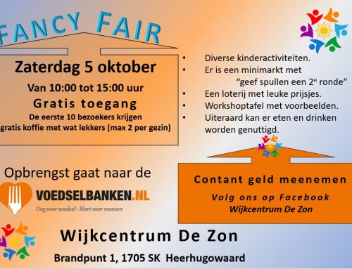 Fancy Fair in Wijkcentrum de Zon